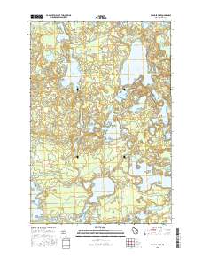 2015 Map of Papoose Lake, 2015 Print
