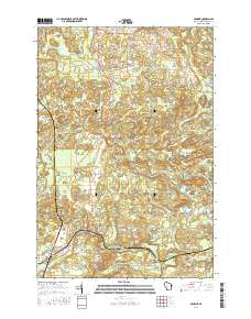 2016 Map of Pembine, 2016 Print