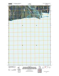 2010 Map of Peshtigo Harbor, 2010 Print