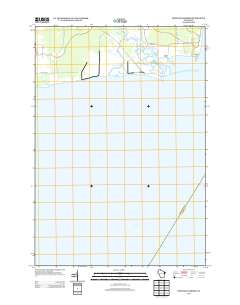 2013 Map of Peshtigo Harbor, 2013 Print