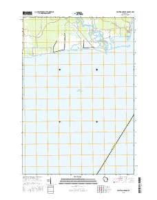 2015 Map of Peshtigo Harbor, 2015 Print