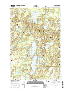2015 Map of Pike Lake, 2015 Print