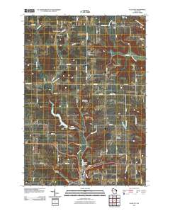 2010 Map of Plum City, 2010 Print