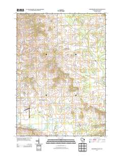 2013 Map of Reedsburg East, 2013 Print