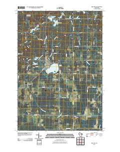 2010 Map of Rib Lake, 2010 Print
