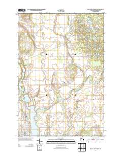 2013 Map of Rice Lake North, 2013 Print