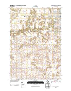 2013 Map of River Falls West, 2013 Print