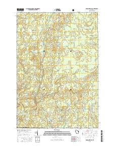 2015 Map of Roaring Rapids, 2015 Print