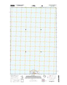 2015 Map of Sand Island OE N, 2015 Print
