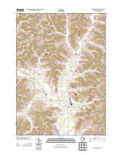 2013 Map of Sextonville, 2013 Print