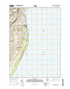 2016 Map of Sheboygan South, 2016 Print