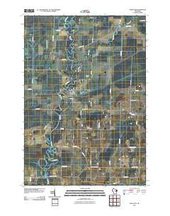2010 Map of Shiocton, 2010 Print