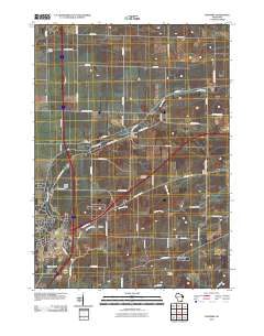 2010 Map of Shopiere, 2010 Print