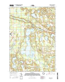 2015 Map of Siren East, 2015 Print