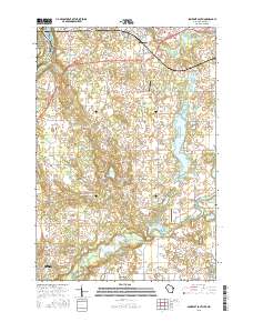 2015 Map of Somerset South, 2015 Print