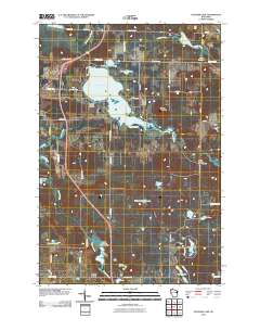 2010 Map of Spooner Lake, 2010 Print