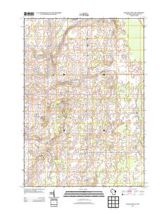 2013 Map of Stangelville, 2013 Print