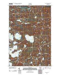 2010 Map of Star Lake, 2010 Print