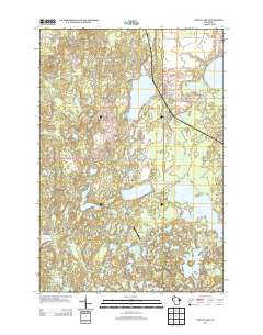 2013 Map of Stone Lake, 2013 Print