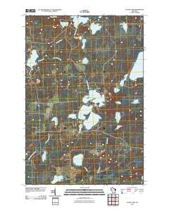 2010 Map of Sugar Camp, 2010 Print