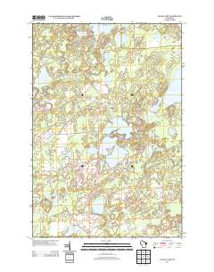 2013 Map of Sugar Camp, 2013 Print