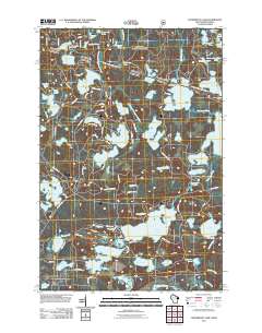 2011 Map of Tenderfoot Lake, 2011 Print