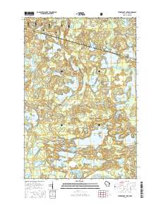 2015 Map of Tenderfoot Lake, 2015 Print