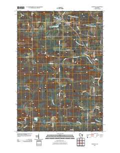 2010 Map of Tigerton, 2010 Print