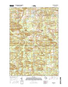 2015 Map of Tigerton, 2015 Print
