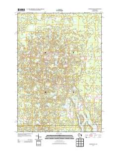 2013 Map of Timms Hill, 2013 Print