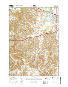 2016 Map of Tomah, 2016 Print