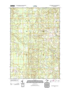 2013 Map of Twelvefoot Falls, 2013 Print
