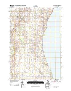 2013 Map of Two Creeks, 2013 Print