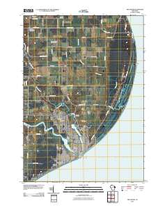 2010 Map of Two Rivers, 2010 Print