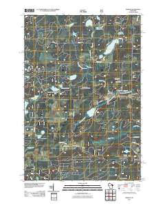 2011 Map of Wabeno, 2011 Print