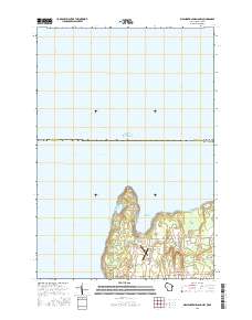 2016 Map of Washington Island NW, 2016 Print