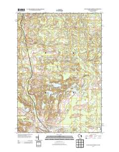 2013 Map of Wausaukee North, 2013 Print