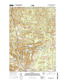 2016 Map of Wausaukee North, 2016 Print