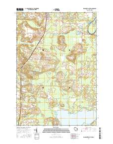 2016 Map of Wausaukee South, 2016 Print