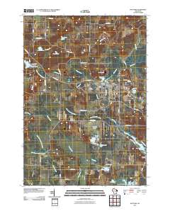 2010 Map of Wautoma, 2010 Print