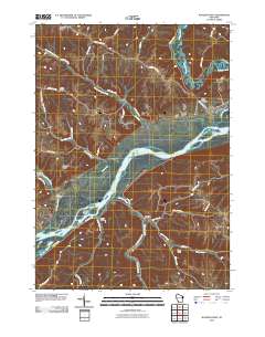 2010 Map of Wauzeka West, 2010 Print