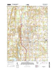 2015 Map of West Bend, 2015 Print