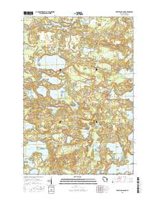 2015 Map of White Sand Lake, 2015 Print