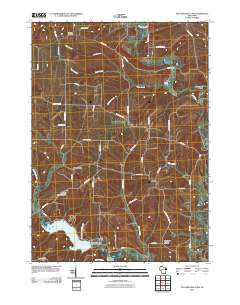 2010 Map of Yellowstone Lake, 2010 Print