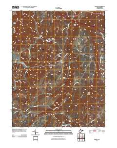 2011 Map of Asbury, 2011 Print