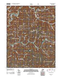 2011 Map of Bergoo, 2011 Print