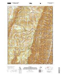 2019 Map of Blackbird Knob, 2019 Print