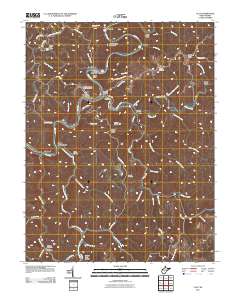 2011 Map of Clay, 2011 Print