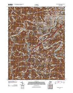 2011 Map of Fairmont West, 2011 Print
