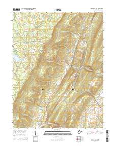 2014 Map of Greenland Gap, 2014 Print
